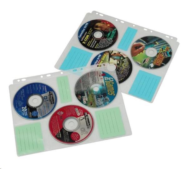 Fólia Hama na 6 CD/DVD, DIN A4, balenie po 10 ks