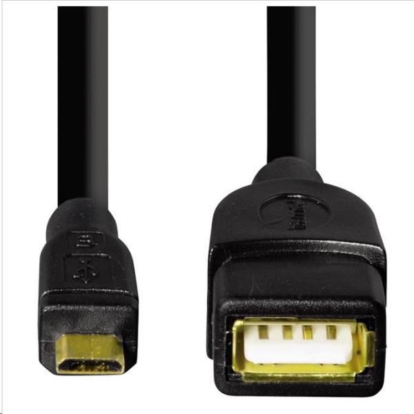 Redukcia Hama Zásuvka USB A - vidlica micro B1