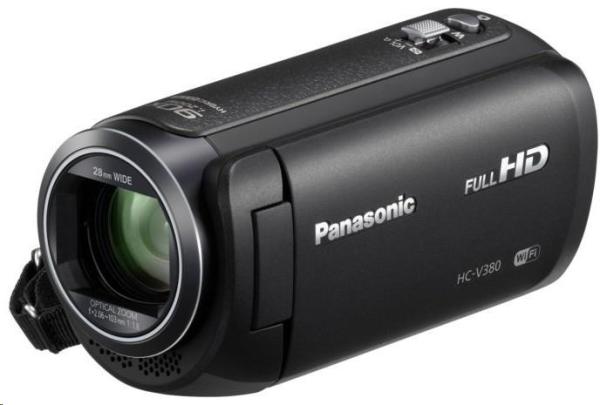 Panasonic HC-V380 (Full HD kamera,  1MOS,  50x zoom od 28mm,  3" LCD,  Wi-Fi)2
