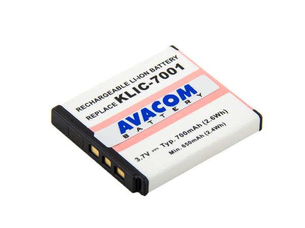 AVACOM fotobaterie pro Kodak KLIC-7001  Li-Ion 3.7V 700mAh 2.6Wh