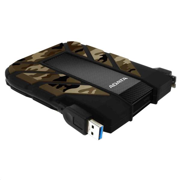 Externý pevný disk ADATA 1TB 2, 5" USB 3.1 DashDrive Durable HD710M Pro,  kamufláž (guma,  odolný voči nárazom/ vode/ prachu3