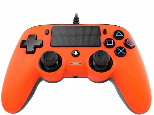 Nacon Wired Compact Controller - ovladač pro PlayStation 4 - oranžový3
