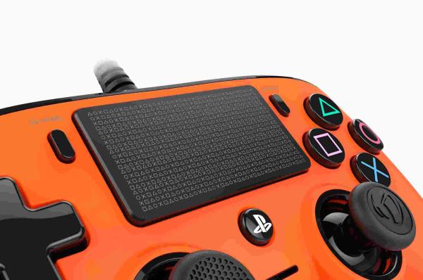 Nacon Wired Compact Controller - ovladač pro PlayStation 4 - oranžový4