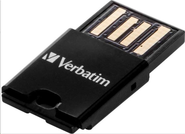 VERBATIM Tablet microSDHC C10/ U1 s USB čítačkou 16GB (R:45MB/ s,  W:10MB/ s)