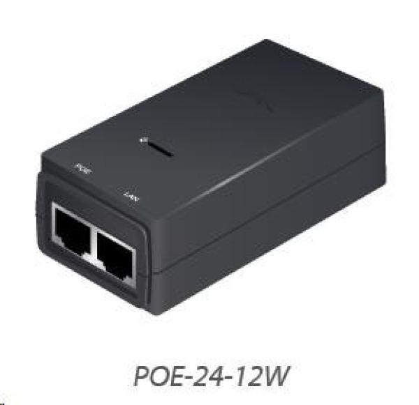 UBNT POE-24-12W [PoE adaptér 24V/ 0, 5A (12W),  vrátane. napájací kábel]