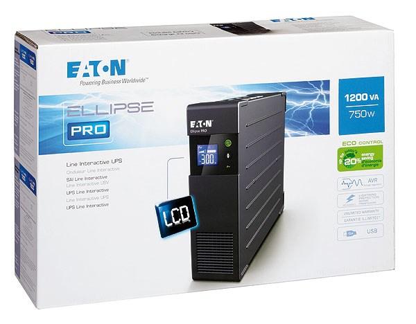 Eaton Ellipse PRO 1200 IEC, UPS 1200VA, 8 zásuviek IEC, LCD2