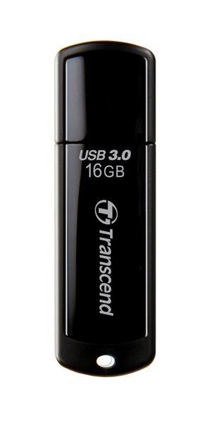 TRANSCEND Flash disk 16GB JetFlash®700,  USB 3.0 (R:75/ W:12 MB/ s) čierna