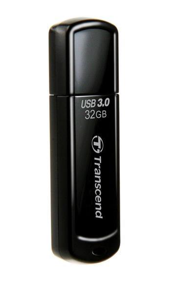 TRANSCEND Flash disk 32GB JetFlash®700,  USB 3.0 (R:71/ W:18 MB/ s) čierna1