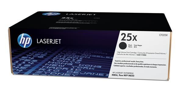 HP 25X Black LJ Toner Cart,  CF325X (40, 000 pages)