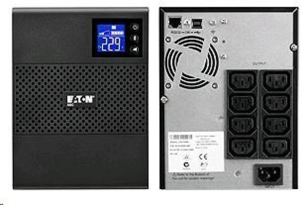 Eaton 5SC 1500i,  UPS 1500VA /  1050W,  8 zásuviek IEC,  LCD