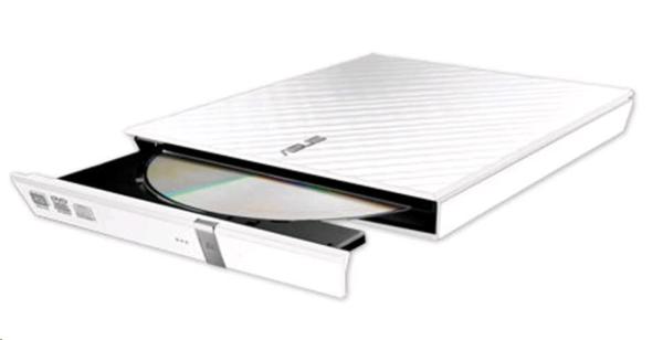 ASUS DVD Writer SDRW-08D2S-U LITE/ WHITE,  externá štíhla DVD-RW,  biela,  USB2