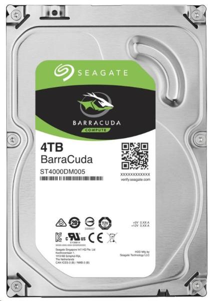 SEAGATE HDD 4TB BARRACUDA,  3.5