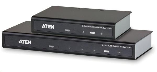 ATEN 2-portový rozdeľovač HDMI 1-2 s rozlíšením 4K2K (2160p Ultra HD)