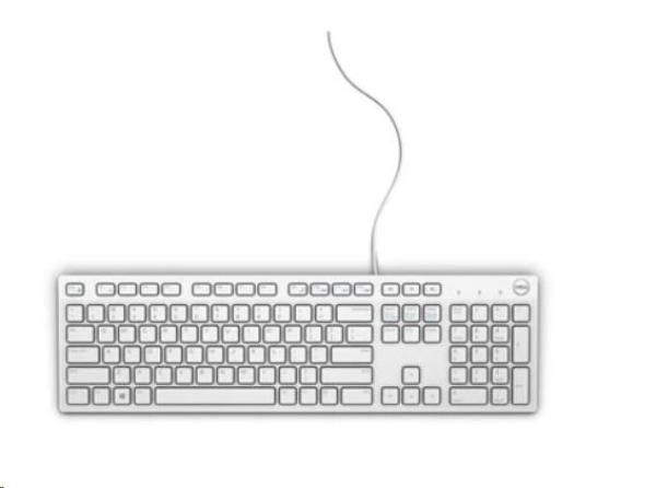 Dell KB216/ Drôtová USB/ US layout/ Biela