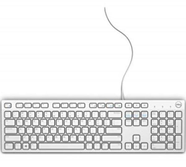 Dell KB216/ Drôtová USB/ GER layout/ Biela