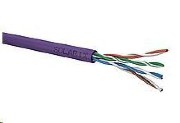 Inštalačný kábel Solarix UTP,  Cat5E,  drôt,  LSOH,  krabica 305m SXKD-5E-UTP-LSOH