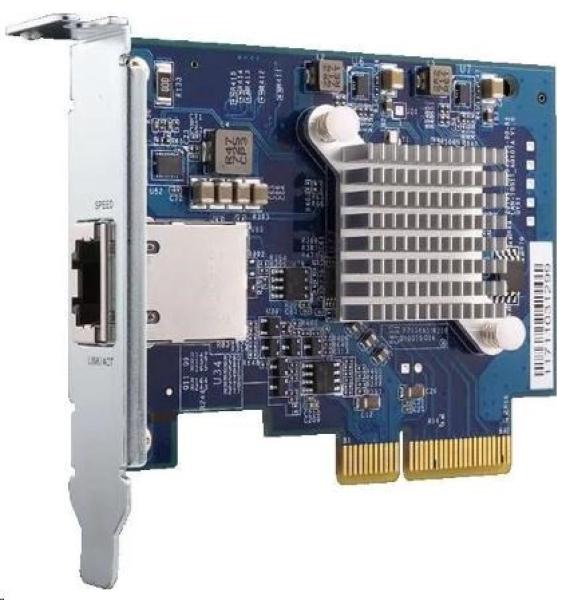 QNAP QXG-10G1T Síťová rozšiřující karta pětirychlostní sítě 10 GbE,  jednoportová 10GBASE-T