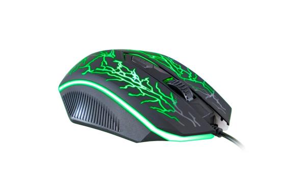 C-TECH Herná myš Tychon (GM-03P),  na bežné hranie,  herná,  7-farebné podsvietenie,  3200DPI,  USB3