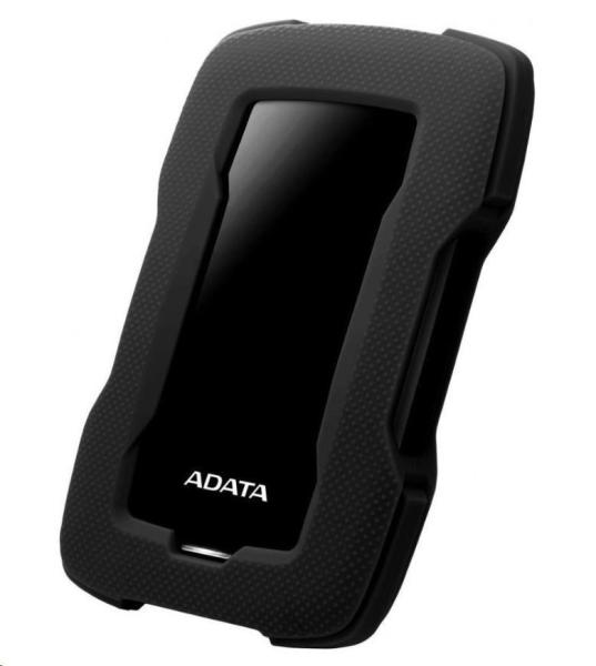 Externý pevný disk ADATA 2TB 2, 5" USB 3.1 HD330,  BLACK COLOR BOX,  čierna (guma,  odolná voči nárazom)