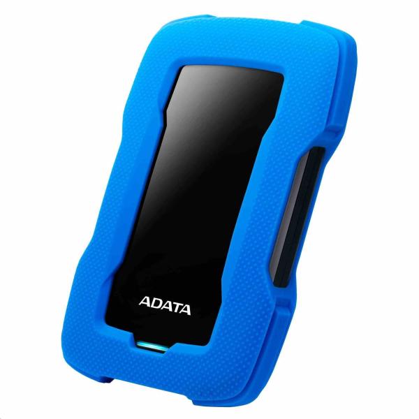Externý pevný disk ADATA 2TB 2, 5" USB 3.1 HD330,  BLUE COLOR BOX,  modrá (guma,  odolná voči nárazom)1