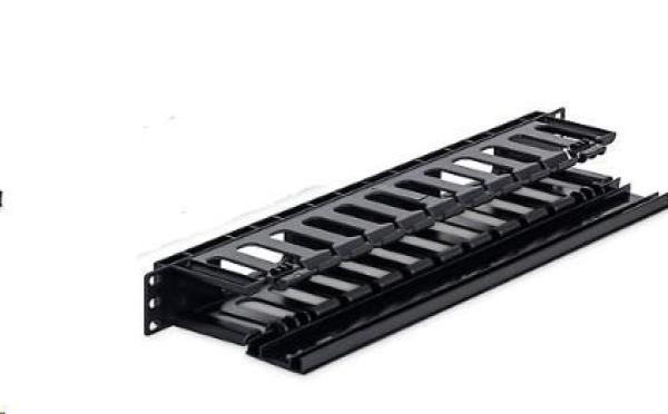 TRITON 19" 1U plastový panel,  čierny1