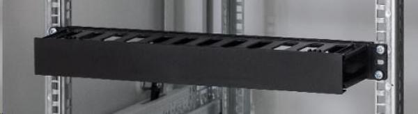 TRITON 19" 1U plastový panel,  čierny2