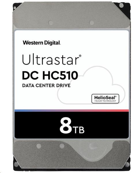 Western Digital Ultrastar® HDD 8TB (HUH721008AL5204) DC HC510 3.5in 26.1MM 256MB 7200RPM SAS 512E SE