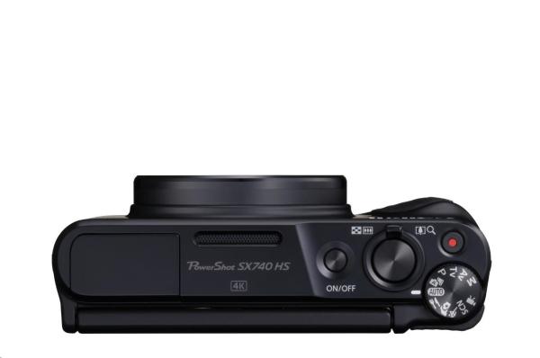 Canon PowerShot SX740 HS,  20.3Mpix,  40x zoom,  WiFi,  4K video - černý - Travel Kit4