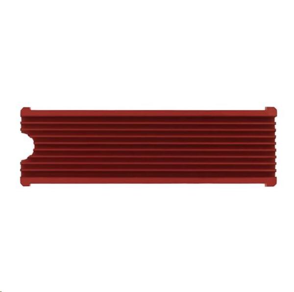 AXAGON CLR-M2,  hliníkový pasívny chladič pre jedno aj obojstranný M.2 SSD disk,  výška 12 mm4