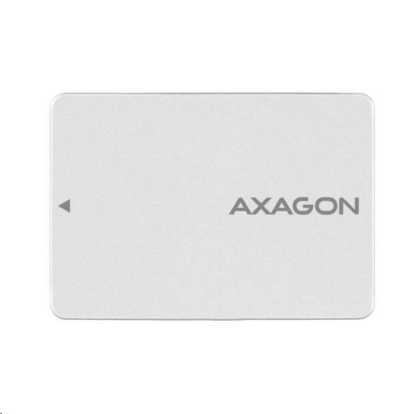 AXAGON RSS-M2SD,  SATA - M.2 SATA SSD,  interné 2.5" box ALU,  strieborný2