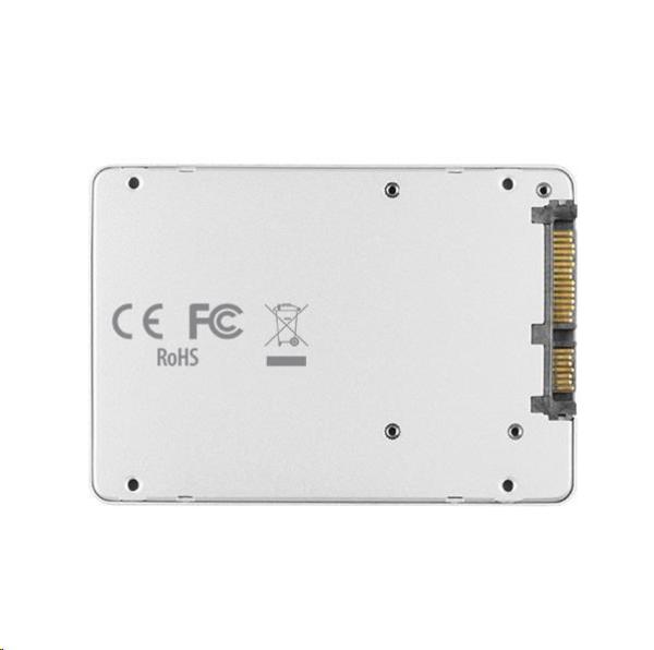 AXAGON RSS-M2SD,  SATA - M.2 SATA SSD,  interné 2.5" box ALU,  strieborný3