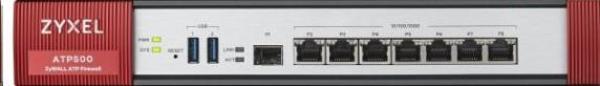 Firewall Zyxel ATP500,  7 gigabitových používateľsky definovateľných portov,  1*SFP,  2* USB s balíkom na 1 rok