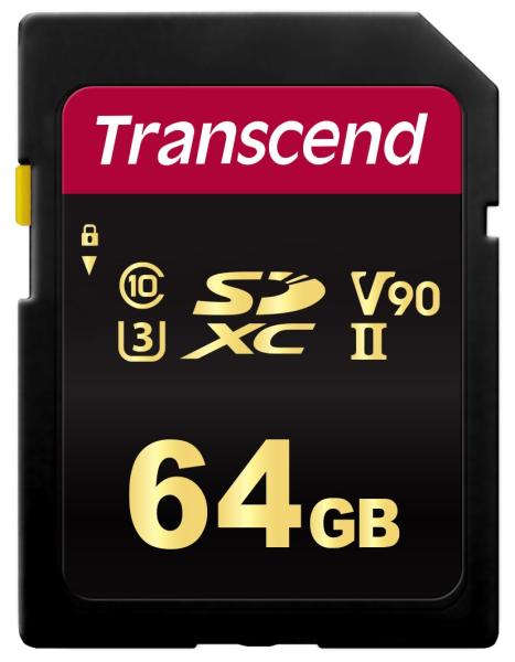 Karta TRANSCEND SDXC 64GB 700S, UHS-II U3 Class 10 (R:285/W:180 MB/s)
