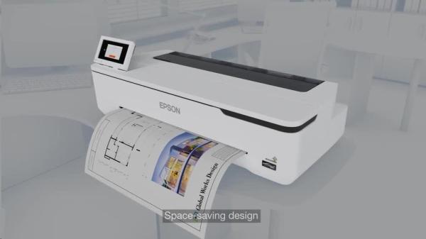 Atrament do tlačiarne EPSON SureColor SC-T5100N, 4 farby, A0, 2400x1200 dpi, USB 3.0, LAN, WIFI, Ethernet,2