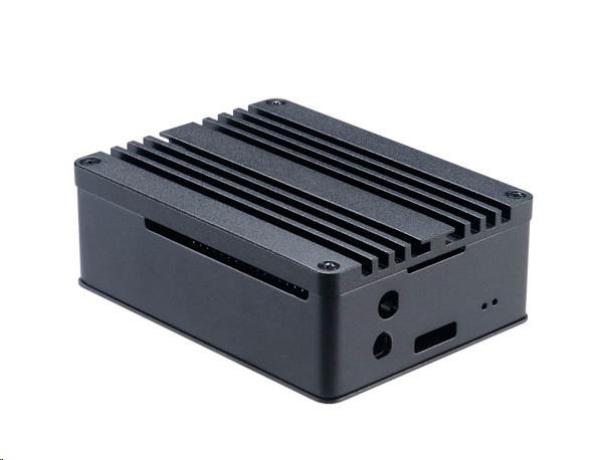 AKASA box pre Raspbery Pi 3 Model B/ B+,  Pi2 Model B,  Asus Tinker/ S,  bez ventilátora,  hliníkový,  s tepelnými modulmi,  či2