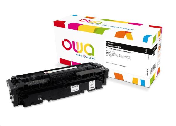 OWA Armor toner pre CANON LBP 653Cdw,  654Cx,  MFP735Cx,  6300 ks.,  čierna/ čierna (CRG046H BK)