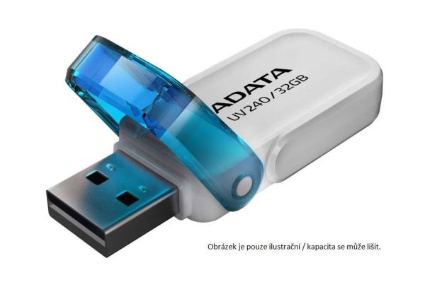 ADATA Flash disk 16GB UV240,  USB 2.0 Dash Drive,  biela1