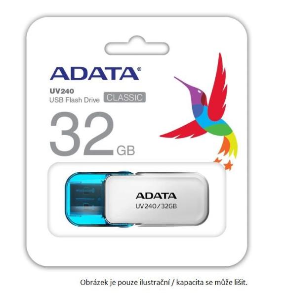 ADATA Flash disk 16GB UV240,  USB 2.0 Dash Drive,  biela3