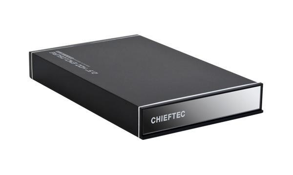 Externý rám CHIEFTEC pre 2, 5" SATA HDD (max. 14.5 mm),  USB3.0,  hliník2