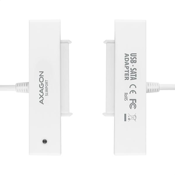 AXAGON ADSA-1S,  USB 2.0 - SATA HDD/ SSD adaptér vrátane. 2.5" puzdrá6
