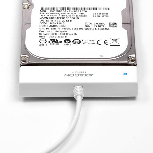 AXAGON ADSA-1S,  USB 2.0 - SATA HDD/ SSD adaptér vrátane. 2.5" puzdrá8