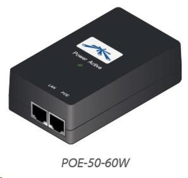 UBNT POE-50-60W [PoE adaptér pre AirFiber,  50V/ 1.2A (60W),  vrátane. napájací kábel]