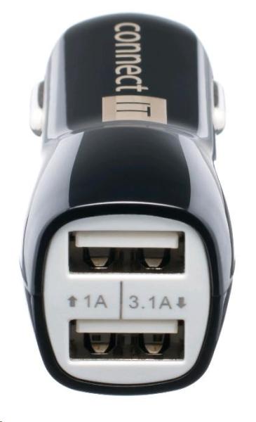 Univerzálna nabíjačka do auta CONNECT IT USB PREMIUM (2x USB 3, 1A a 1A.,  adaptér do auta CL)