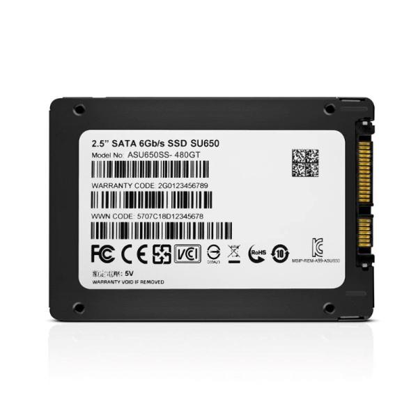 ADATA SSD 480GB Ultimate SU650SS 2,5" SATA III 6Gb/s (R:520/ W:450MB/s)4