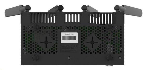 MikroTik RouterBOARDRB RB4011iGS+5HacQ2HnD-IN,  štvorjadrový 1.4GHz CPU, 1GB RAM, 10xLAN, 1x SFP+,  Wi-Fi 2.4+5GHz (2033Mbps0