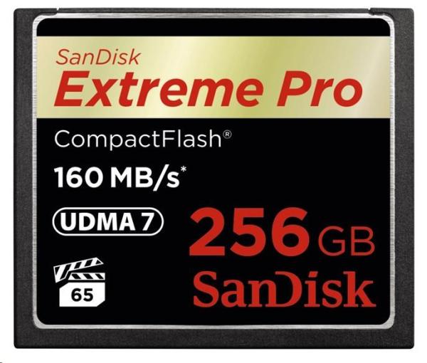 SanDisk Compact Flash 256GB Extreme Pro (160MB/s) VPG 65, UDMA 70