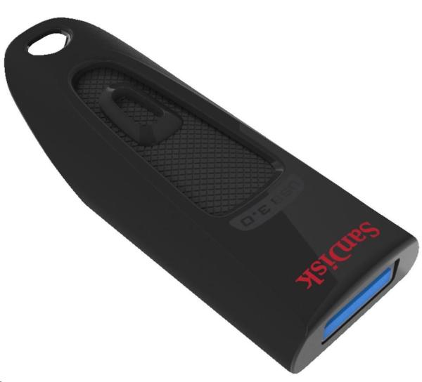 SanDisk Flash Disk 128 GB Ultra,  USB 3.0,  čierna (VHODNÉ PRE TV ZOBRAZENIE NA OBALE)1