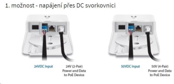 UBNT FiberPoE G2,  vonkajší optický konvertor s PoE3