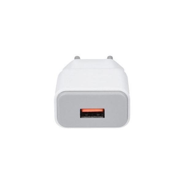 Solight USB nabíjecí adaptér, fast charge: 1x USB Qualcomm, 5V2A/9V1.5A/12V1A, AC 230V, bílošedý3