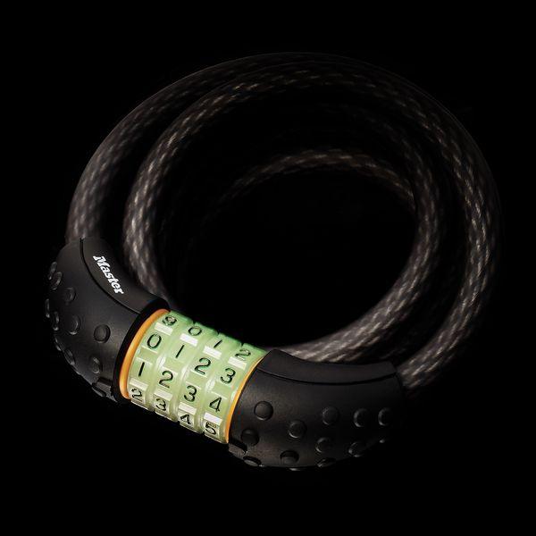 Master Lock Ocelové kombinační lanko na kolo 8190EURDPRO - 1, 8m1